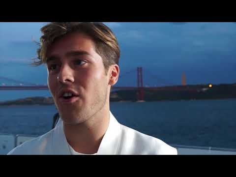 Eurovision 2018: Blue Carpet mit Benjamin Ingrosso (Schweden)