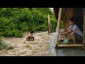 Finishing The Kitchen S Water Area Unexpectedly Rescuing Chickens Trapped By Floodwaters