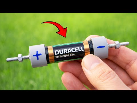 Never Buy New Batteries! Just Use This Trick and Old Batteries can be Reused