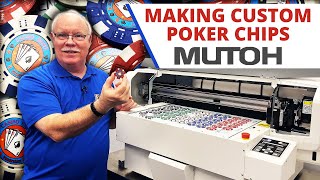 Mutoh ValueJet 426UF | Making Custom Poker Chips