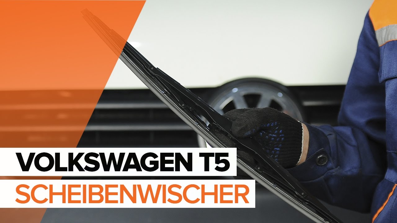 Wie VW Multivan T5 Scheibenwischer vorne wechseln - Anleitung