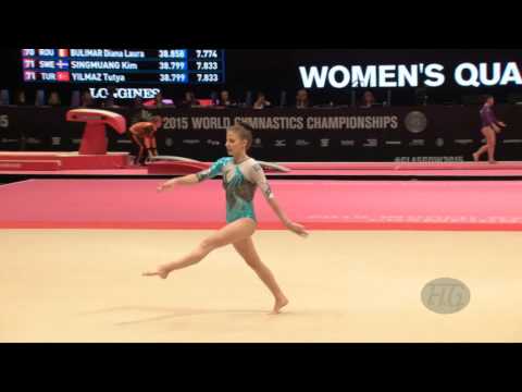 PLYTA Evangelia (GRE) - 2015 Artistic Worlds - Qualifications Floor Exercise