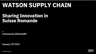Watson Supply Chain