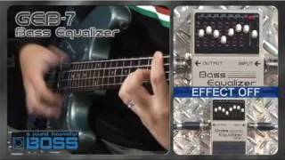 Boss GEB-7 Bass Equalizer Video