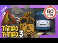 Titipo S3 Episodes Compilation EP 16 20 L Jenny And The Heavy Vehicles And More L Titipo English