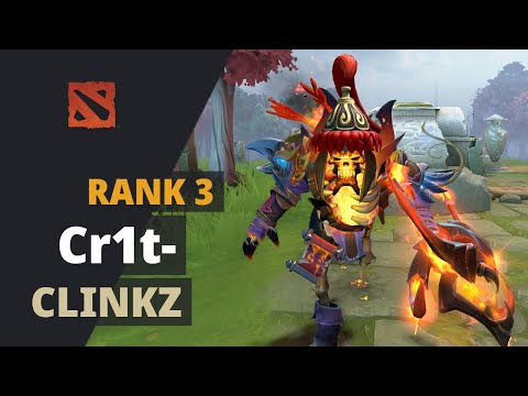 Cr1t- (Rank 3) plays Clinkz Dota 2 Full Game