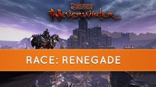 Neverwinter Online Races: Menzoberranzan Renegade