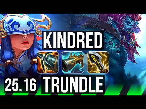 KINDRED vs TRUNDLE (JGL) | 4k comeback | KR Diamond | 25.16