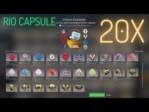 Steam Community :: Video :: CS:GO Rio Stickers Capsule Opening