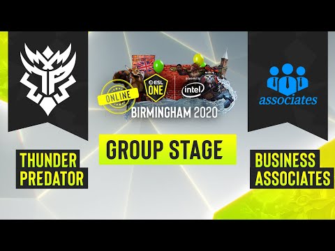 Dota2- Thunder Predator vs. business associates - Game 1- ESL One Birmingham 2020 - Group Stage - NA