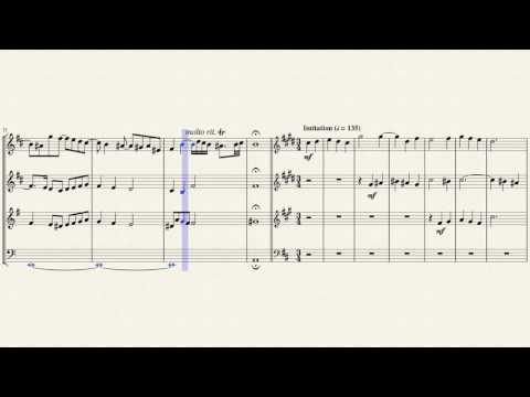 Fantasia & Imitation in B Minor (BWV 563) for Brass Quartet