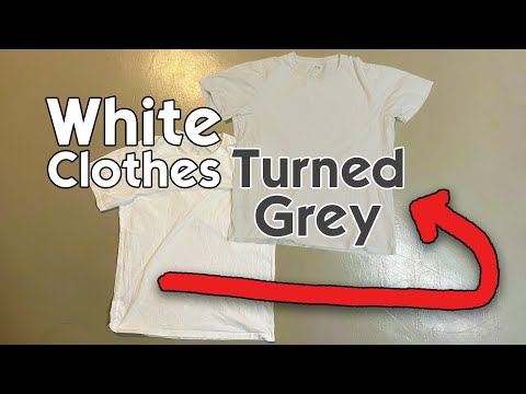 White Clothes Turning Grey? Here's how to fix them