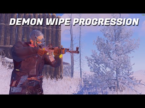 Rust - HOW DEMON SPEED RUNS WIPEDAY // ZERG PROGRESSION // Raids and PVP // ATLAS MAIN