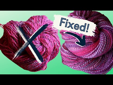 Fixing my Overspun Yarn by Re-spinning It!