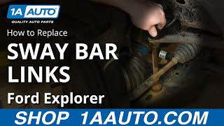 How To Install Replace Front Stabilizer Links 01-10 Ford Explorer Sport Trac