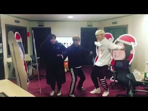 [171227] sbsyoungstreet Instagram Update - Jongup Youngjae Zelo ( Sexy dance ) 😂