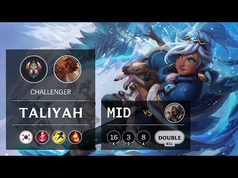Taliyah Mid vs Zed - KR Challenger Patch 9.7