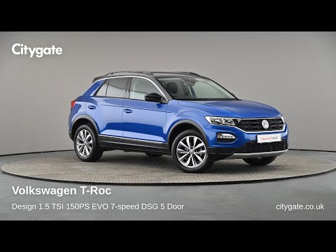 Volkswagen T-Roc - Design 1.5 TSI 150PS EVO 7-speed DSG 5 Door - Citygate Volkswagen Watford