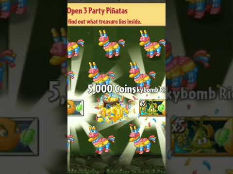 Plants vs Zombies 2 - Pinata Party Rewards In PvZ2 - #Shorts