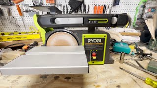 Ryobi bench top sander repair, bearings replacement (FIX for loud noise)