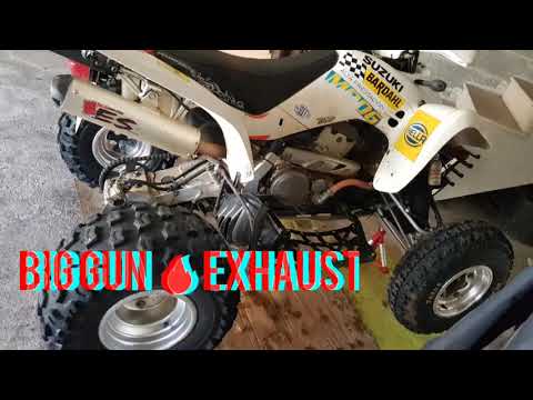 SUZUKI ltz400 fire exhaust BIG GUN | Krespoffroad
