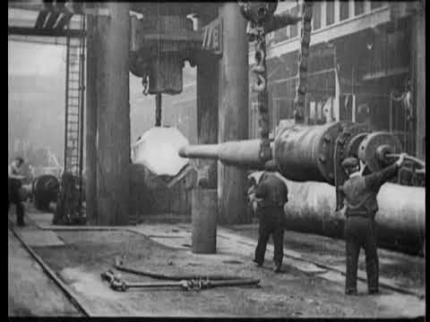 Manufacturing a 12" Naval Gun, 1908