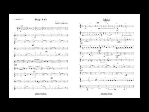Sleigh Ride (Alto Horn part) arr. by Michael Story