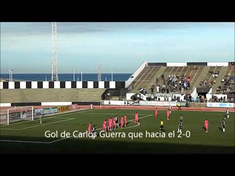 Gol de Carlos Guerra  Real Balompédica Linense 3-0 Arroyo C P