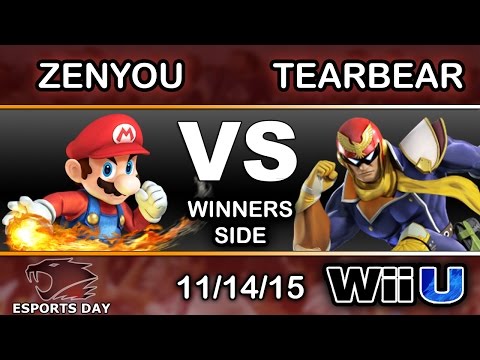 eSports Day – Zenyou (Mario) Vs. TearBear (Captain Falcon) Winners Side - Smash Wii U