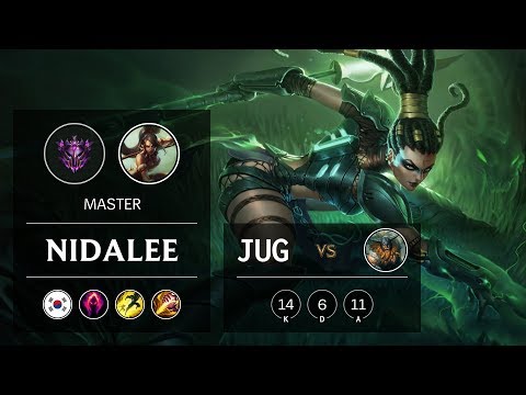 Nidalee Jungle vs Olaf - KR Master Patch 9.24