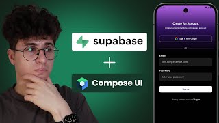 Supabase Auth with Email and Google + Login UI + Credentials Manager  -  Jetpack Compose