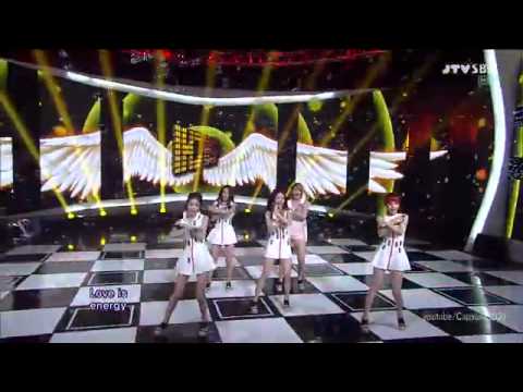 120701 Chi Chi - Love is Energy Comeback @ SBS Inkigayo.avi