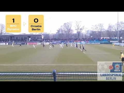 Landespokal Berlin Viertelfinale BFC Dynamo gegen Croatia Berlin am 23.03.2025 Anpfiff um 13 Uhr.