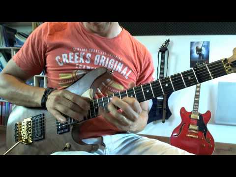 Hans Van Even - Dream Theater - Overture 1928 (synth solos on guitar - 8 finger tapping)