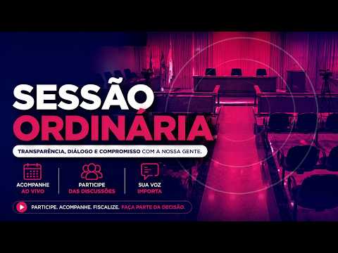 SESSÃO ORDINÁRIA Nº 29/2026