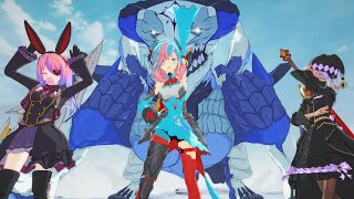 血戦！虚空の浮島・神竜の枷(氷)ハード　3人クリア！　狂音視点