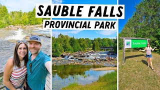 Camping at SAUBLE FALLS Provincial Park