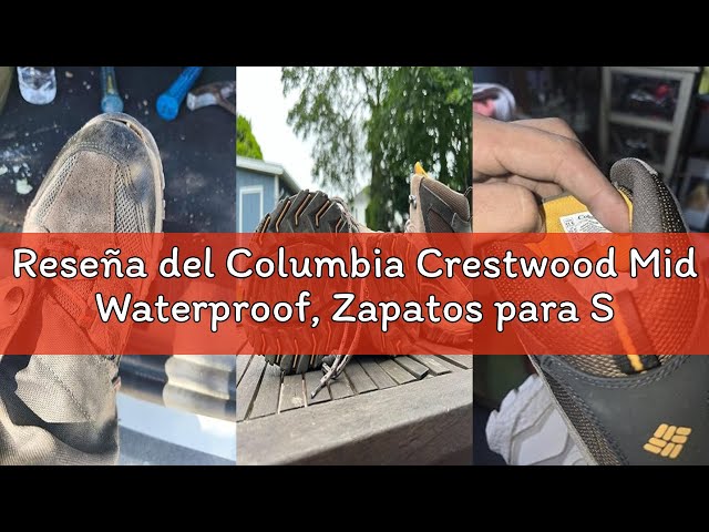 Vídeo relacionado con Columbia Crestwood, Zapatos para senderismo, Hombre, Shark Columbia Grey, 42.5 EU
