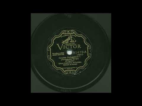 Orfeon Academico De Coimbra - Canções Portuguezas - 1 - Victor 81470-A