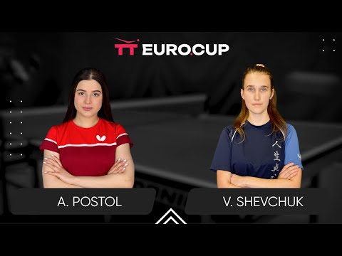 19:15 Anastasiia Postol - Viktoriia Shevchuk 05.09.2025 TT Euro.Cup Women Ukraine Master. TABLE 3