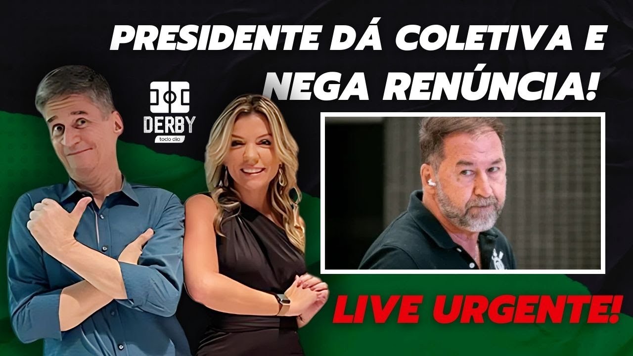 URGENTE: COLETIVA DE AUGUSTO MELO, QUE "SE NEGA A RENUNCIAR"