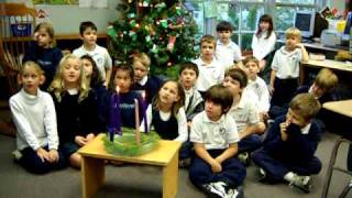 Light the Advent Candle - Week 2 - Mrs. Manausa's Second Grade Class Singing