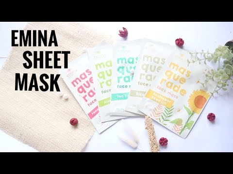 Review Emina Masquerade Face Mask | Sheet Mask Emina| Masker Baru Emina| Enik Karnila | Indonesia