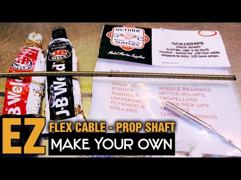 How I Assemble Flexcable & Prop Shaft Without Solder - RC Boat Build