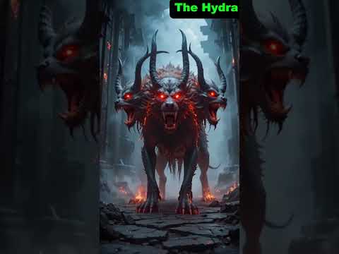 "Hydra vs Cerberus: Mythical Beasts in Epic Motion!" #MythicalCreatures#EpicLegends#GreekMythology