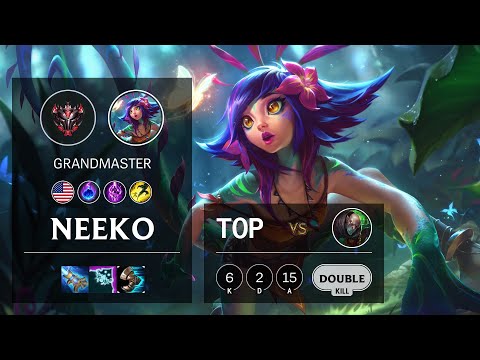 Neeko Top vs Singed - NA Grandmaster Patch 10.22