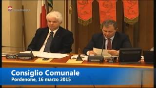 preview picture of video 'Consiglio comunale di Pordenone del 16 marzo 2015 (integrale)'
