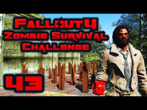 Let's Play Fallout 4: Zombie Survival Challenge - Part 43 - The Glowing Sea Run, Part 1