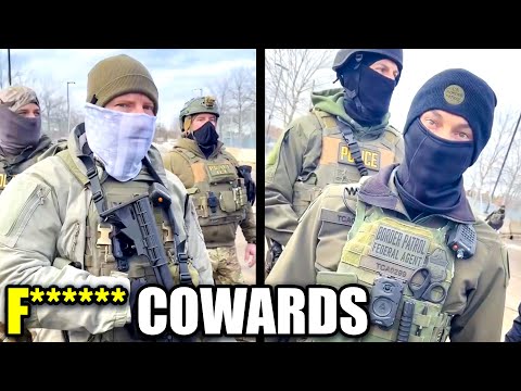 ICE Agents Left SPEECHLESS from Army Veteran's Verbal Smackdown