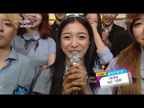 [4k/HD] 130816 f(x) EXO music bank interview backstage